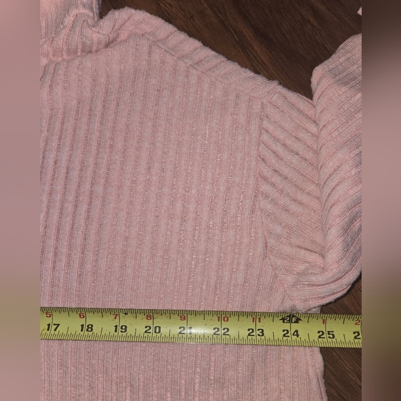 Maeve By Anthropologie Cowl Neck Baby Pink Soft Cozy Sweater - Picture 8 of 11